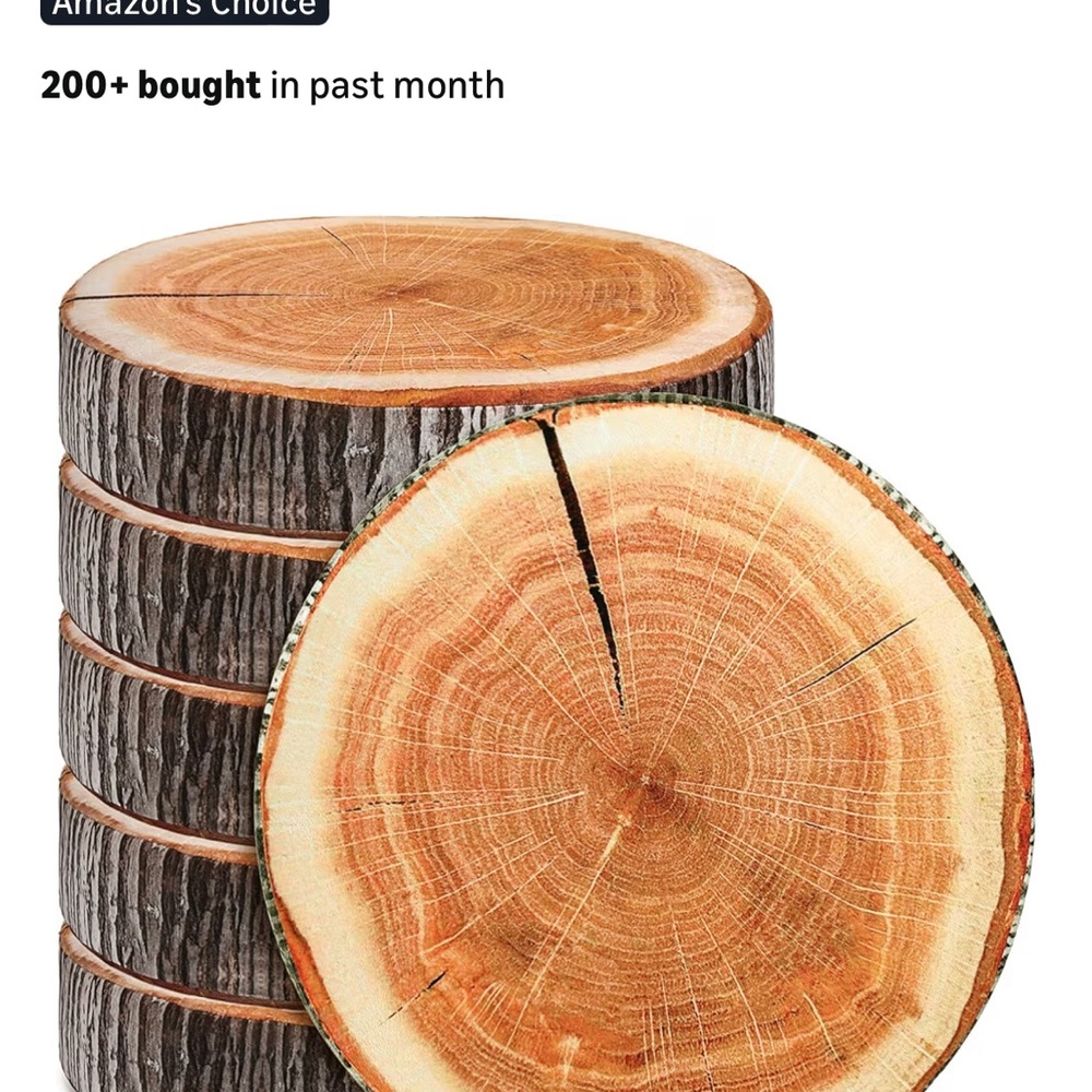 Stump throw pillow/cushions- Set of 6